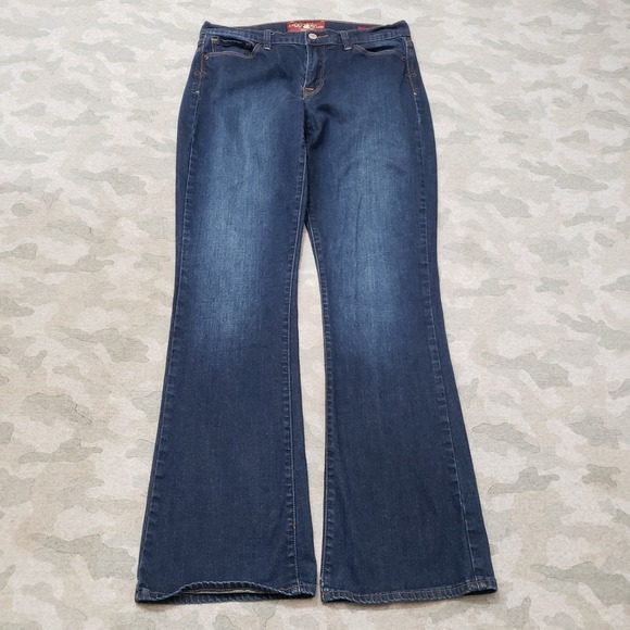 Lucky Brand Jeans Womens 10/30 Blue Pockets Sofia Boot Denim Medium Wash - Picture 1 of 13